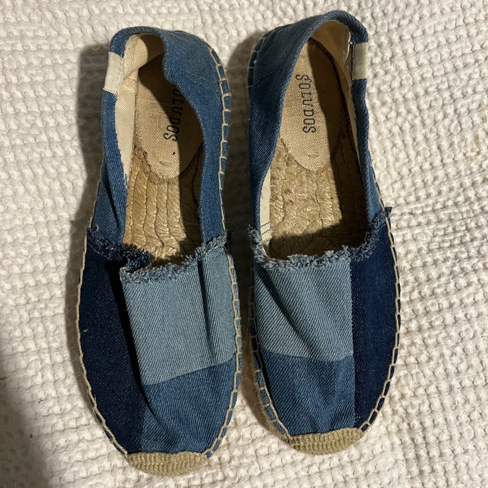 Soludos Patchwork Denim Espadrilles - image 2